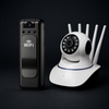 Kit Oficina Segura – Cámara Robot 360° + Mini Cámara Portátil Premium